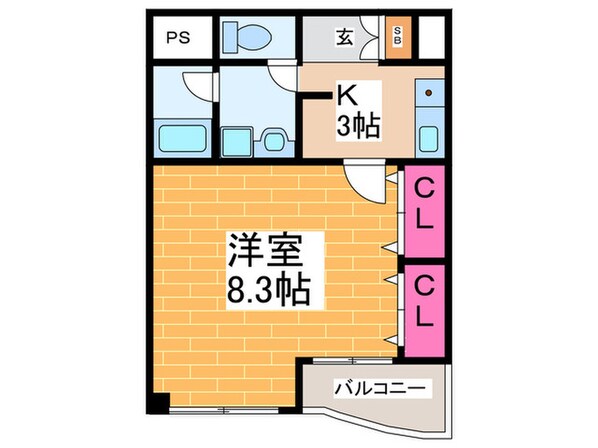 ラシ－ヌ喜連の物件間取画像